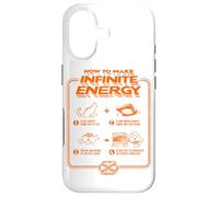 Funny Science Sarcasme Hypothèse Infinite Energy Loop Chat Coque pour iPhone 17