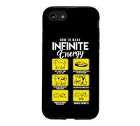 Funny Science Sarcasme Hypothèse Infinite Energy Loop Chat Coque pour iPhone SE (2020) / 7/8
