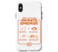 Funny Science Sarcasme Hypothèse Infinite Energy Loop Chat Coque pour iPhone X/XS
