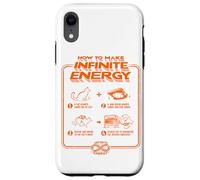 Funny Science Sarcasme Hypothèse Infinite Energy Loop Chat Coque pour iPhone XR