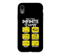 Funny Science Sarcasme Hypothèse Infinite Energy Loop Chat Coque pour iPhone XR