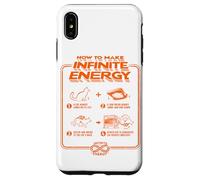 Funny Science Sarcasme Hypothèse Infinite Energy Loop Chat Coque pour iPhone XS Max
