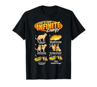 Funny Science Sarcasme Hypothèse Infinite Energy Loop Chat T-Shirt