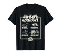 Funny Science Sarcasme Hypothèse Infinite Energy Loop Chat T-Shirt