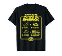 Funny Science Sarcasme Hypothèse Infinite Energy Loop Chat T-Shirt