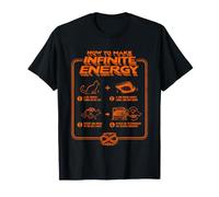 Funny Science Sarcasme Hypothèse Infinite Energy Loop Chat T-Shirt