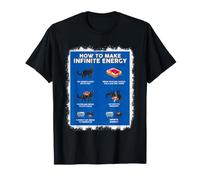 Funny Science Sarcasme Hypothèse Infinite Energy Loop Chat T-Shirt