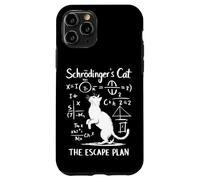 Funny Science Schrödinger's Cat Escape Plan Funny Science Chaton Coque pour iPhone 11 Pro