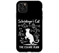 Funny Science Schrödinger's Cat Escape Plan Funny Science Chaton Coque pour iPhone 11 Pro Max