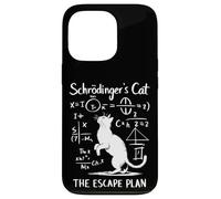 Funny Science Schrödinger's Cat Escape Plan Funny Science Chaton Coque pour iPhone 13 Pro