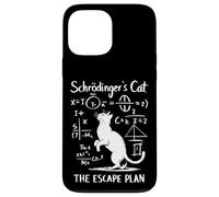 Funny Science Schrödinger's Cat Escape Plan Funny Science Chaton Coque pour iPhone 13 Pro Max