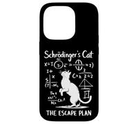 Funny Science Schrödinger's Cat Escape Plan Funny Science Chaton Coque pour iPhone 14 Pro