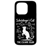 Funny Science Schrödinger's Cat Escape Plan Funny Science Chaton Coque pour iPhone 15 Pro