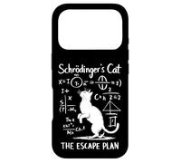 Funny Science Schrödinger's Cat Escape Plan Funny Science Chaton Coque pour iPhone 17 Pro