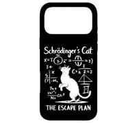 Funny Science Schrödinger's Cat Escape Plan Funny Science Chaton Coque pour iPhone 17 Pro Max