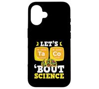 Funny Science Teacher Taco Lover Let's Taco Bout Science Coque pour iPhone 16