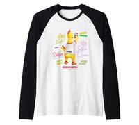 Funny Screaming Yellow Rubber Chicken Toy Takes Selfie Manche Raglan