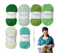 Funny Scrub - Scrub Daddy - Crochet - Fil De Crochet Paquet De Laine Laine Pour Tricot Accessoires Crochet Fournitures De Tricot Fil De Coton Fil Coloré