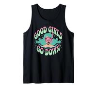 Funny Scuba Diving Ocean Diver Good Girls Go Down Dive Team Débardeur