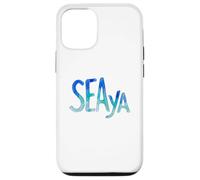 Funny Sea Ya Sea Glass Watercolor Cute Beach Lovers Coque pour iPhone 12/12 Pro