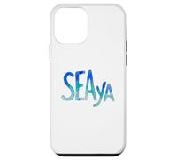 Funny Sea Ya Sea Glass Watercolor Cute Beach Lovers Coque pour iPhone 12 Mini