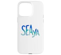 Funny Sea Ya Sea Glass Watercolor Cute Beach Lovers Coque pour iPhone 15 Pro Max
