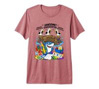Funny Seagull Hell Jawsome Kinder Shark pour la rentrée Scolaire T-Shirt Haut de Gamme