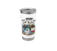 Funny Seagull Jawsome Requin de 3e année pour enfants Gobelet isotherme en acier inoxydable double paroi