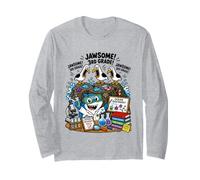Funny Seagull Jawsome Requin de 3e année pour Enfants Manche Longue