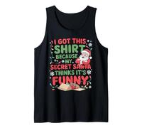 Funny Secret Santa Christmas Party Humour Débardeur