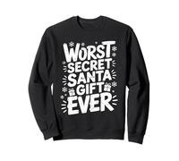Funny Secret Santa Exchange Sarcastic Holiday Humour Sweatshirt