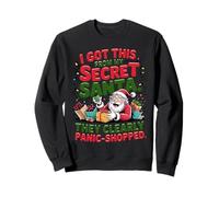 Funny Secret Santa Panic Shopped Funny Christmas Humour Sweatshirt