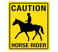 Funny Share The Road With Riders Sign 12x8 Inch