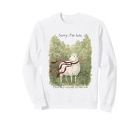 Funny Sheep Introverti Citation Lamb Alone Time Pasture Sweatshirt