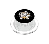 Funny Sheep Sheep Happens PopSockets PopGrip pour MagSafe