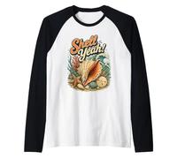 Funny Shell Yeah Beach Lifes Design Summer Designs Seaside Manche Raglan