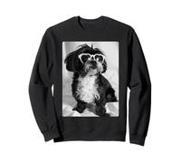 Funny Shih Tzu avec Lunettes de Soleil Chien Mignon Meme Summer Vibes Sweatshirt