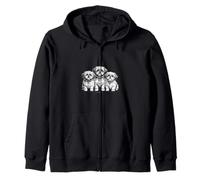 Funny Shih Tzu Trio Dire Dog Lover Illustration Sweat à Capuche