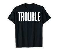 Funny Shirts Where I Go Trouble Follows Matching Couple Tees T-Shirt Graphique avec Valeur