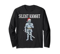 Funny Silent Knight Christmas Medieval Xmas Costume Men Boy Manche Longue