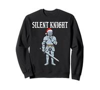 Funny Silent Knight Christmas Medieval Xmas Costume Men Boy Sweatshirt