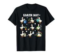 Funny Silly Goose Earth Day Graphic T-Shirt