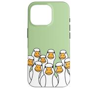 Funny Silly Goose Selfie Coque pour iPhone 16 Pro