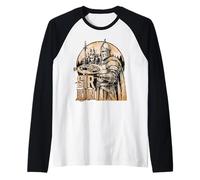 Funny Sir Loin Medieval Knight Meme Sirloin Pun Rennaisance Manche Raglan