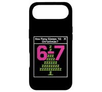 Funny Six Sept Combien de Nuits par Semaine jusqu'à Noël 67 Meme Coque pour iPhone Air