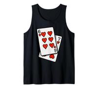 Funny Six Seven 6-7 Cartes à Jouer Cœurs Saint-Valentin 67 Débardeur