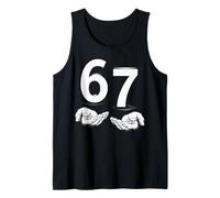 Funny Six Seven 6 7 Meme Gen Alpha Slang 6 7 Hands Débardeur
