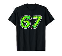 Funny Six Seven 6 7 Meme Snakes Gen Alpha Slang 67 Worm Kids T-Shirt