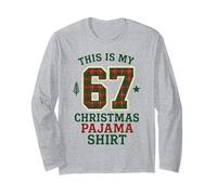 Funny Six Seven 67 Meme 6 7 Pyjama de Noël pour Enfants Manche Longue