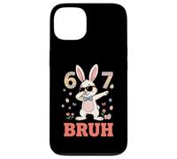 Funny Six Seven Easter Eggs Bunny 67 Bruh 6 7 pour Enfants, garçons et Filles Coque pour iPhone 13